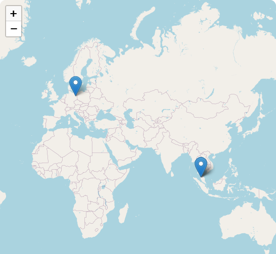 Geolocation heatmap placeholder
